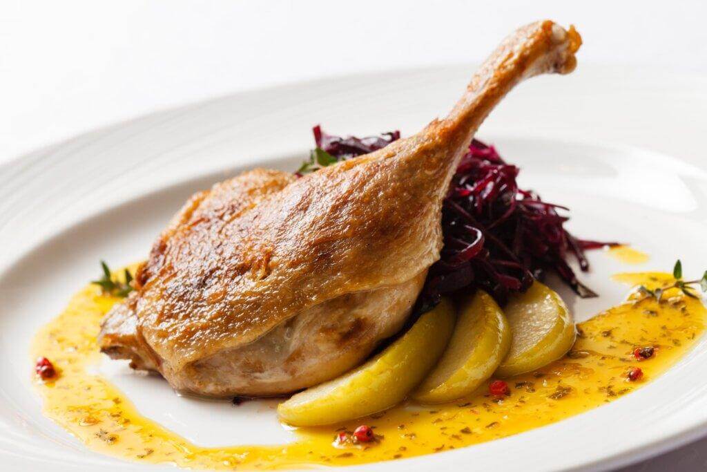 Cuisse de canard cuite